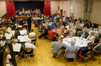 audience and orchestra