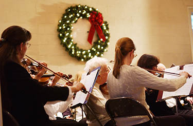 Parkway Concert Orchestra string section