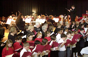 St. Theresa choir with Parkway Concert Orchestra