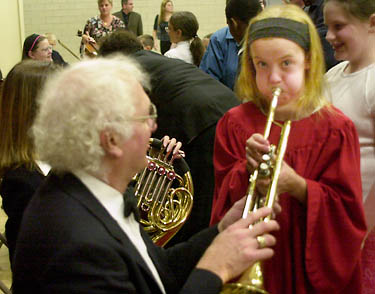 Howard Ostroff demonstrates Trumpet