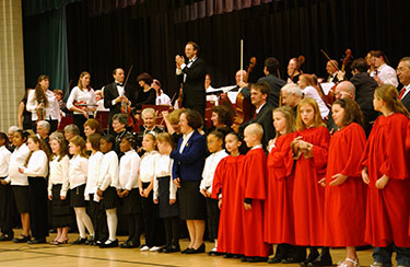 St. Theresa choirs join Orchestra