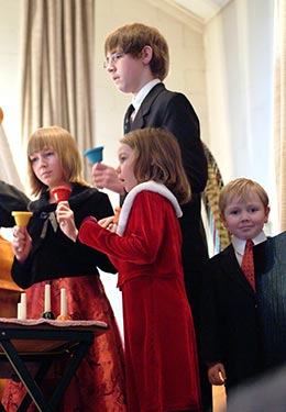 Masterson children ring bells