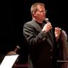 Scott Abrahamson, Director of the Dedham High School Concert Band, conducts "March to the Prince of Wales" performed by members of the Concert Band with members of the Parkway Concert Orchestra.