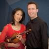 Matthew Fritz,  Music Director and Conductor of the Parkway Concert Orchestra with Lucia Lin, guest Soloist at the May 20, 2012 concert.
