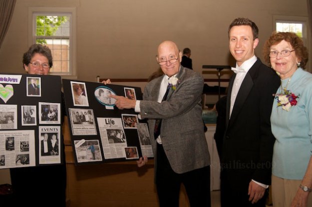 Reception honoring Bill and Muriel Porter following spring concert by the Parkway Concert Orchestra