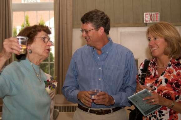 Reception honoring Bill and Muriel Porter following spring concert by the Parkway Concert Orchestra